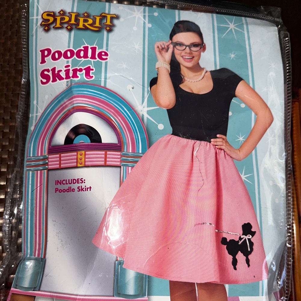 Spirit Halloween Poodle Skirt Costume